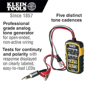 Tone & Probe PRO Electrical Wire Tracing Set, Batteries and Carrying Pouch (VDV500 820)