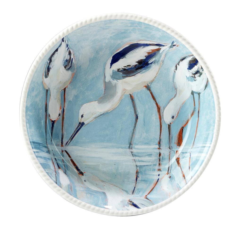 Shorebirds Ceramic 40 oz. Soup and Cereal Bowls Set of 4