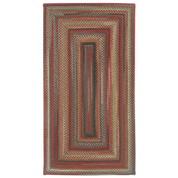 Capel Portland Brown 3 ft. x 5 ft. Concentric Area Rug