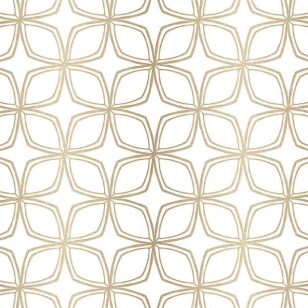 Norwall Geo Vinyl Roll Wallpaper (Covers 56 sq. ft.)