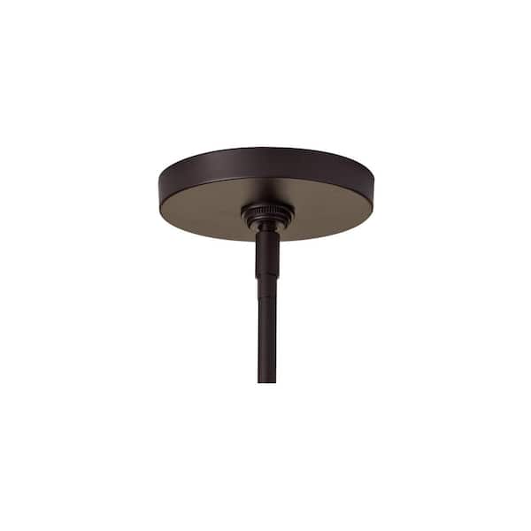 Generation Lighting - Urban Renewal 5.75 in. W. 1-Light Oil-Rubbed Bronze Pendant