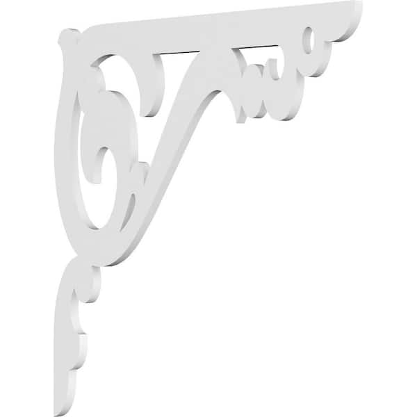 Ekena Millwork 5/8 in. W x 18 in. H x 18 in. D PVC Arch Bracket