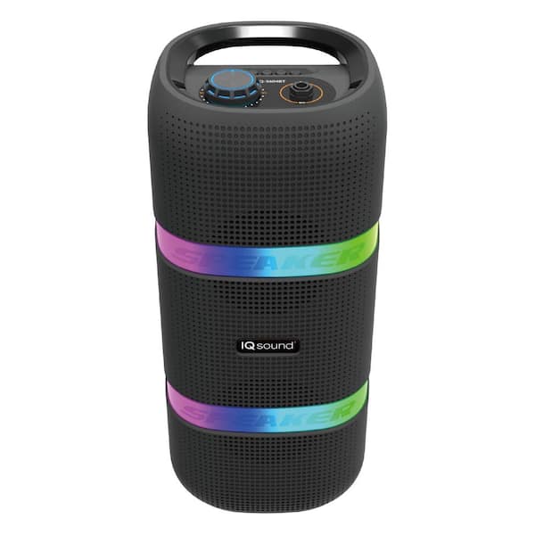 2x4 Inch TWS Bluetooth Portable LED Light Speaker in Black