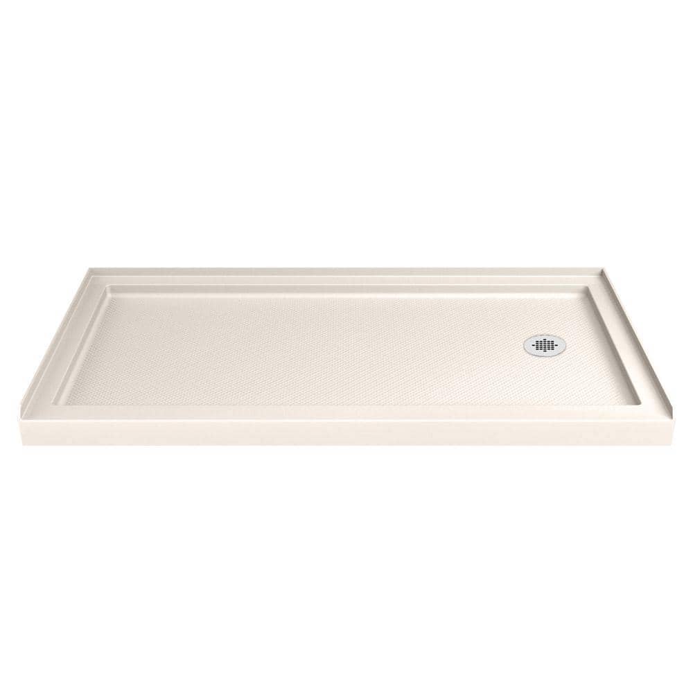 Aqua Ultra 60" Frameless Clear Glass Shower Kit with Brushed Nickel Hardware
