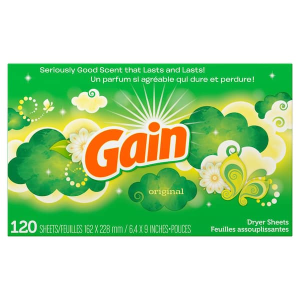 Gain Original Scent Dryer Sheets (120-Count)