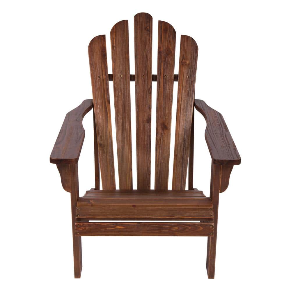 Shine Company Westport II Oak Wood Adirondack Chair 4621OA - The