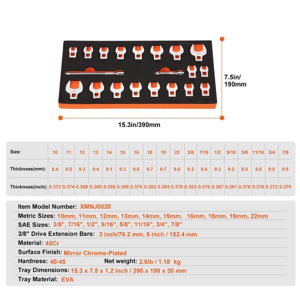 3-Piece 7.5-in Stainless Steel Adjustable Wrench Set 3-Piece 7.5-in Stainless Steel Adjustable Wrench Set