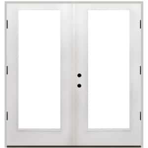 Steves & Sons 72 in. x 80 in. Reliant Series White Primed Fiberglass  Prehung Right-Hand Inswing Mini Blind Patio Door FGPMB_PR_72_4IRH - The  Home Depot