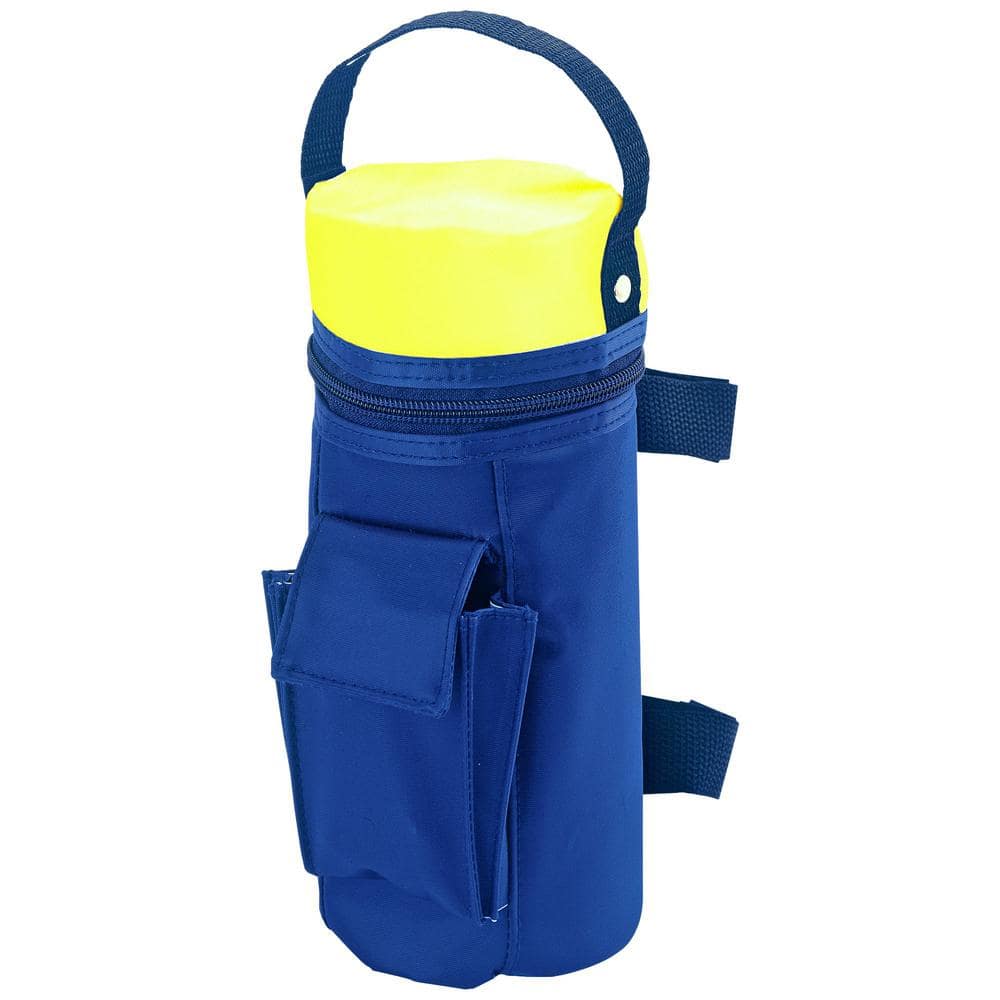 Bottle Can Carrier Tote Insulated Baby Bottle Cooler Bag Beer Bottle Holder  With Secure Carry Handle, Dark Blue
