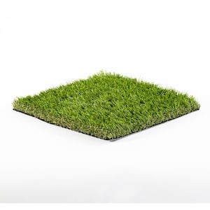 Eco 56 Silver + Field Green 12 ft. Wide x Cut to Length Green Artificial Grass Carpet