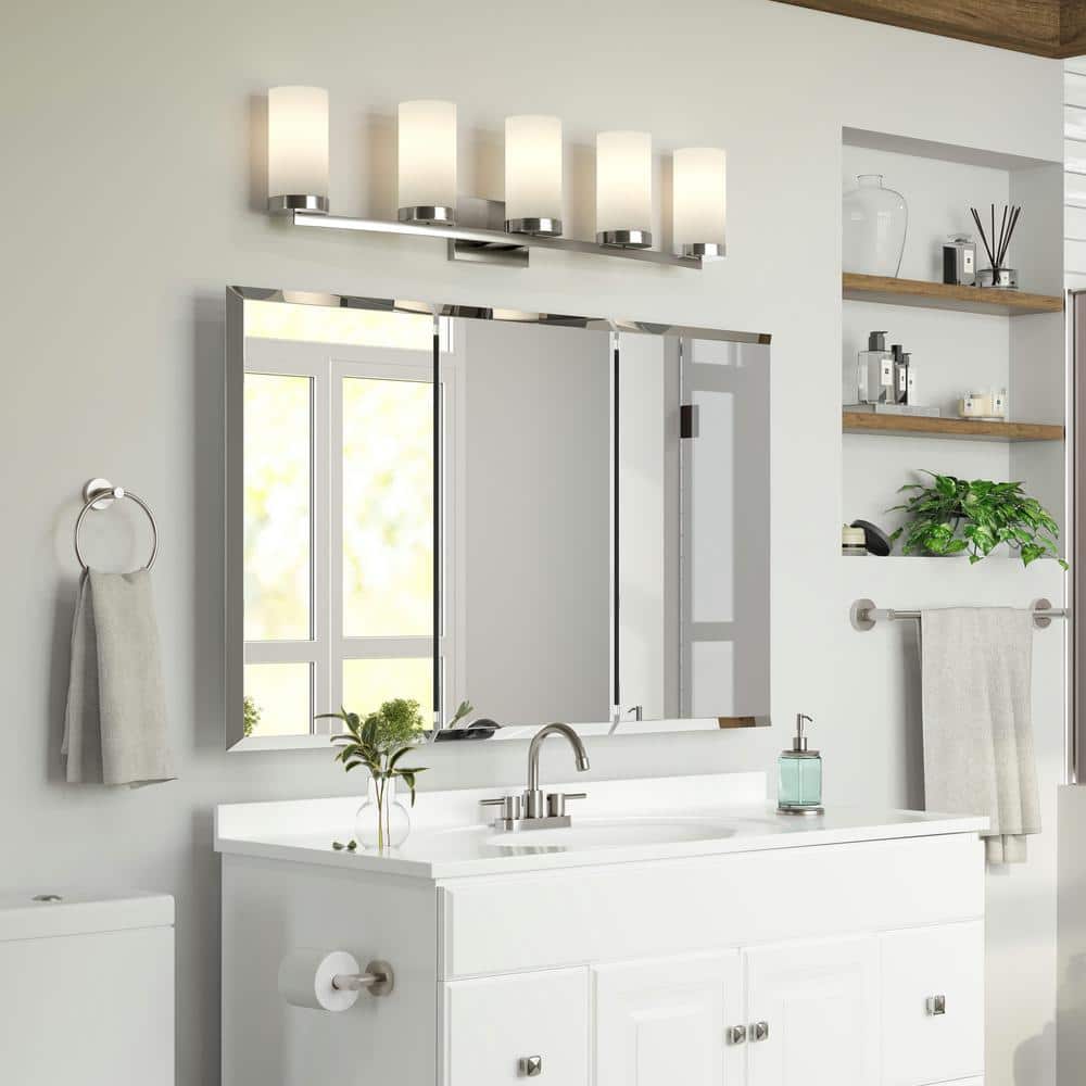 Satin Nickel 24-Inch Wall Mounted Towel Bar