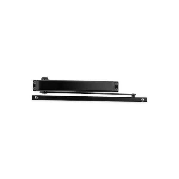 Residential Hold Open Mini Door Closer in Black