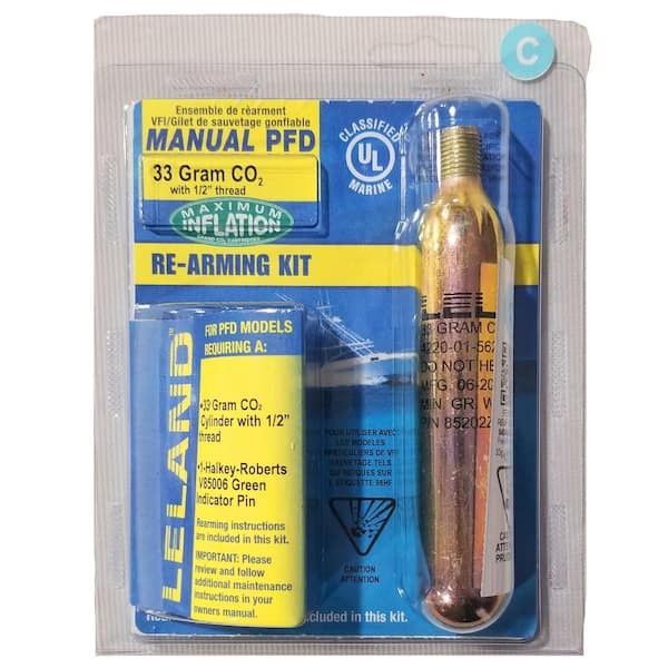 Leland 33-Gram Inflatable Life Vest Rearming Kit - Manual