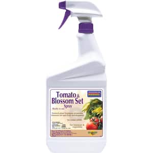 Tomato and Blossom Spray Set, 32 oz Ready-to-Use, Increases Harvest of Fruits and Vegetables in Home Garden