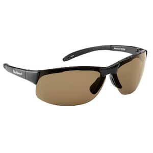 Maverick Polarized Sunglasses in Black Frame with Amber Lens