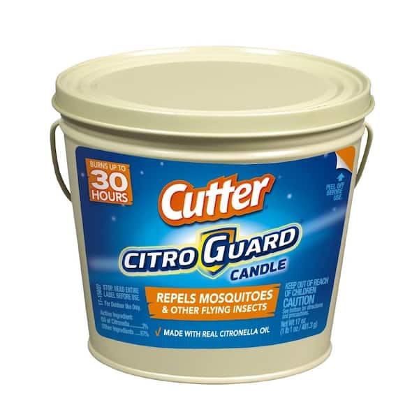 Cutter Citro Guard 17 oz. Candle in Tan