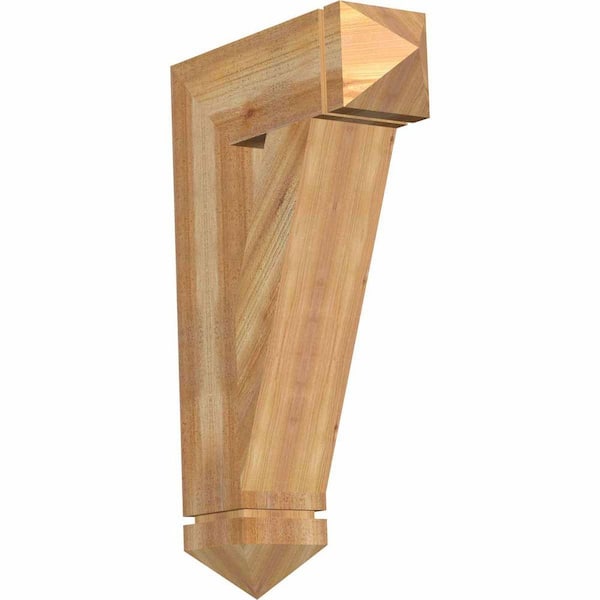 Ekena Millwork 6 in. x 32 in. x 20 in. Western Red Cedar Traditional Arts and Crafts Rough Sawn