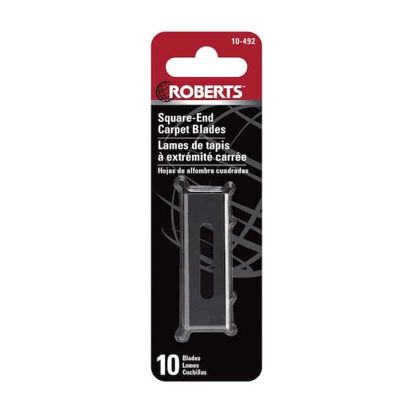 ROBERTS Slotted Blade Carpet Knife with Thumb Guard for Safety 10-253 - The  Home Depot