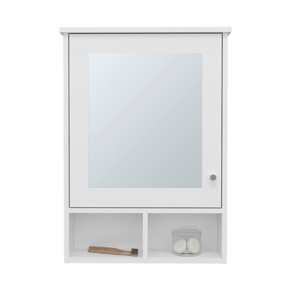 YSQCAR 20.9 in. W x 29 in. H Rectangular White MDF Surface
