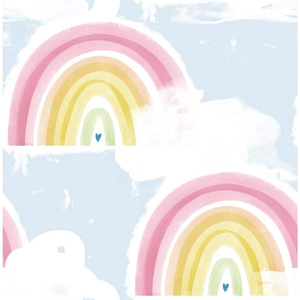 Seabrook Designs Rainbows Paper Strippable Roll (Covers 56 sq. ft.)