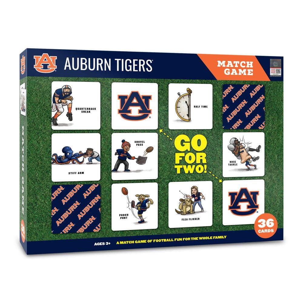 YouTheFan NCAA Auburn Tigers Licensed Memory Match Game 2500973 The Home  Depot