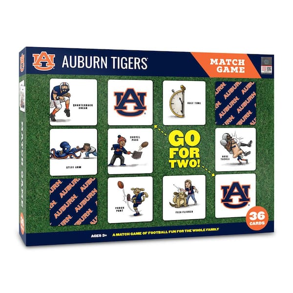 YouTheFan NCAA Auburn Tigers Licensed Memory Match Game