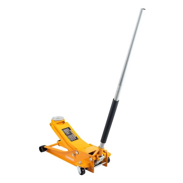 Husky 3-Ton Orange Low Profile Floor Jack with Quick Lift HD00120