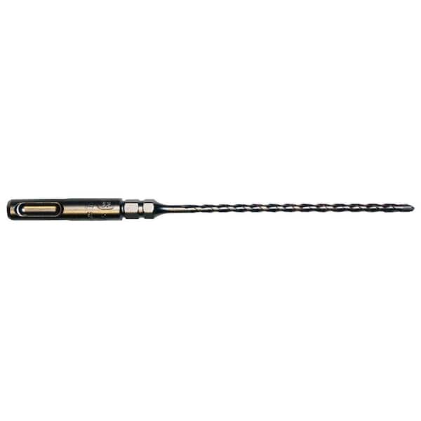 Milwaukee 5/32 in. x 7 in. 2-Cutter SDS-PLUS Carbide Bit with 1/4 in Hex Shoulder
