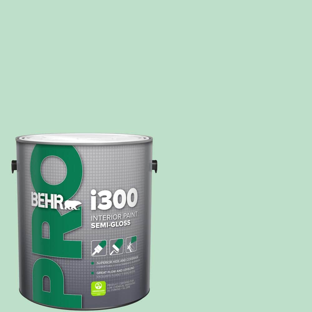 1 gal. #470C-3 Spirited Green Semi-Gloss Interior Paint price history on PriceWatchPro