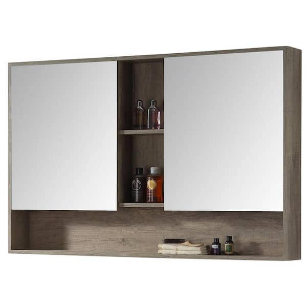 FINE FIXTURES Shawbridge 45.28 in. W x 29.53 in. H Large Rectangular ...