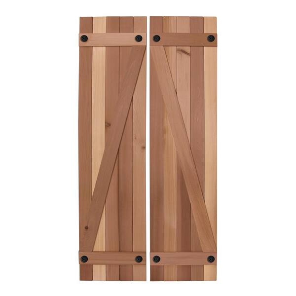 Design Craft MIllworks Porter 15 in. x 60 in. Cedar Z