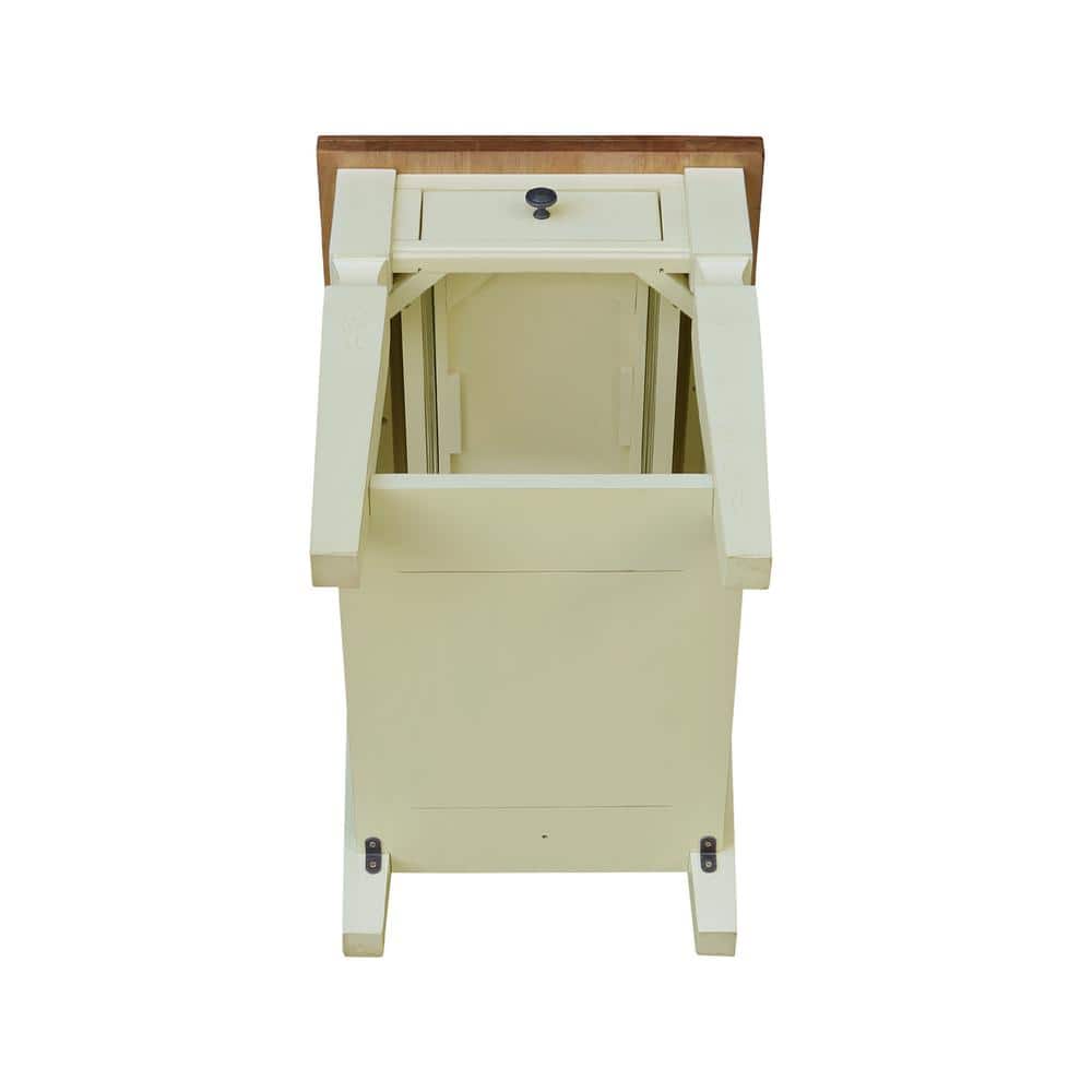 Vista 2-Tone Hickory and Gray End Table - thumbnail 4