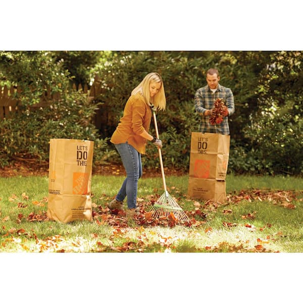 Paper bags for leaves home depot sale