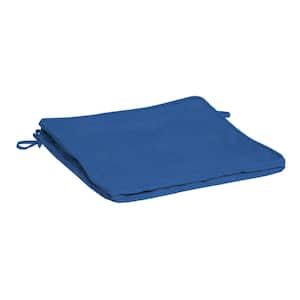 ProFoam 20 in. x 20 in. Outdoor Dining Seat Cushion Cover, Lapis Blue