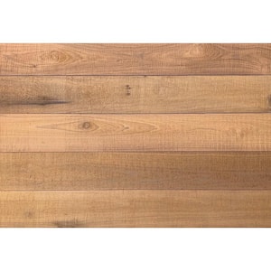 Thermo-treated 1/4 in. x 5 in. x 4 ft. Brown Barn Wood Wall Planks (10 sq. ft. per 6-Pack)