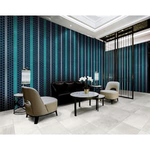 Artistic Reflections Haze 2 in. x 20 in. Glazed Ceramic Undulated Wall Tile (586.88 sq. ft./Pallet)