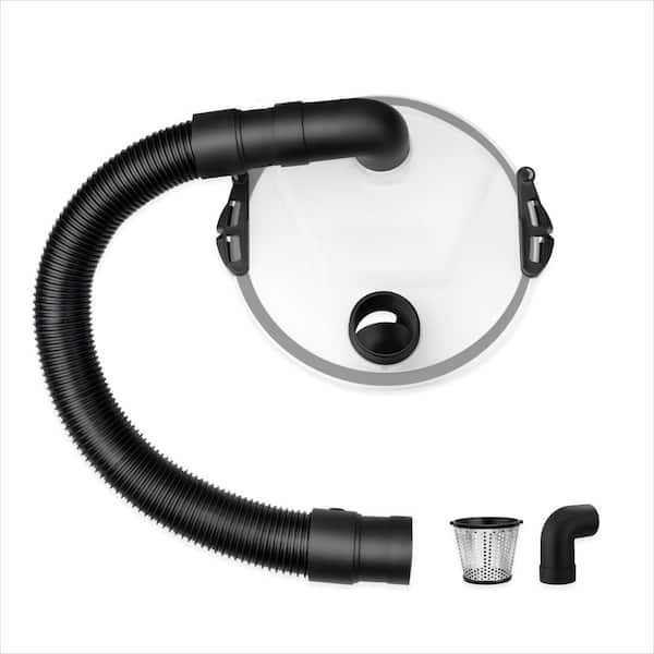 Portable Dust Collector with 2-1/2 in. Hose and Metal Filter, Easy Disposal of Dust and Debris