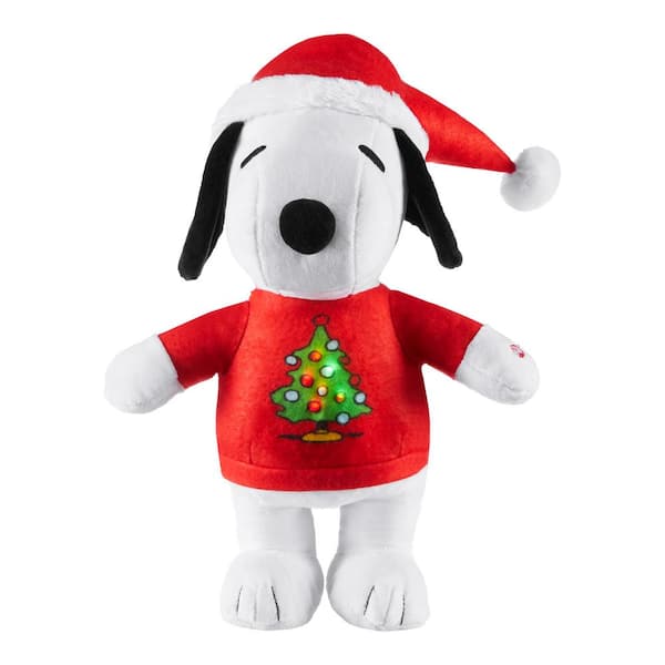 plush christmas snoopy