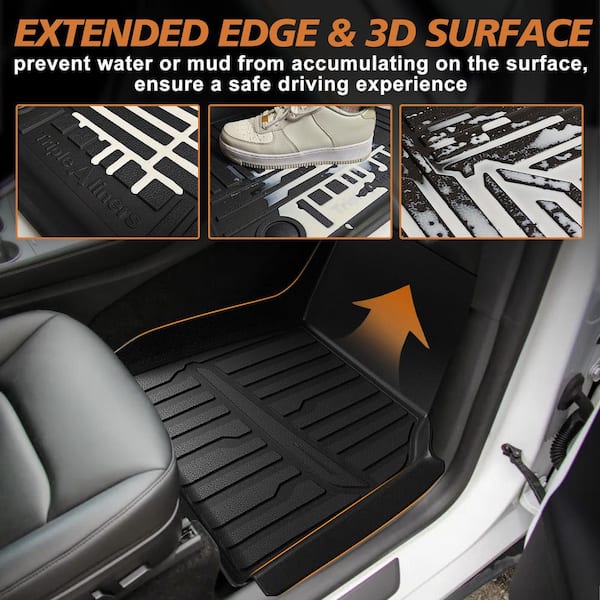 Heavy Duty 10PCS TPE Car Floor Mat Cargo Mat for Tesla Model Y