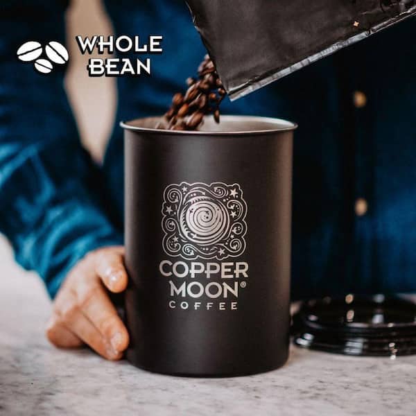 COPPER MOON 32 oz. Hawaiian Hazelnut, Medium Roast Caffeinated, Coffee Beans  260286 - The Home Depot