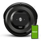 Roomba e5 Wi-Fi Connected Robotic Vacuum Cleaner Wi-Fi Connected, Ideal for Pet Hair, Self-Charging in Black