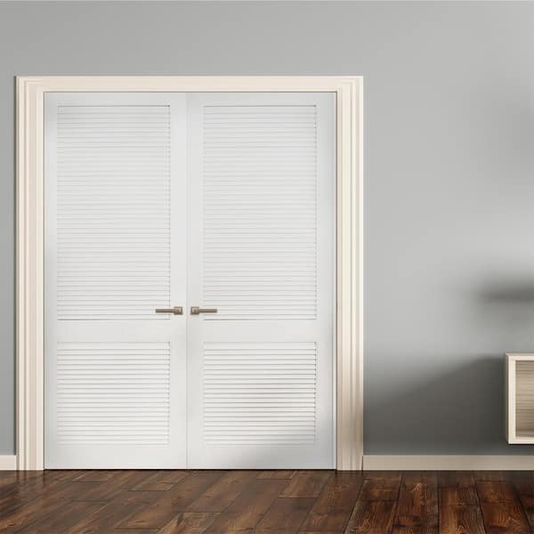 Krosswood Doors 48 in. x 96 in. Hybrid Core Primed MDF Composite
