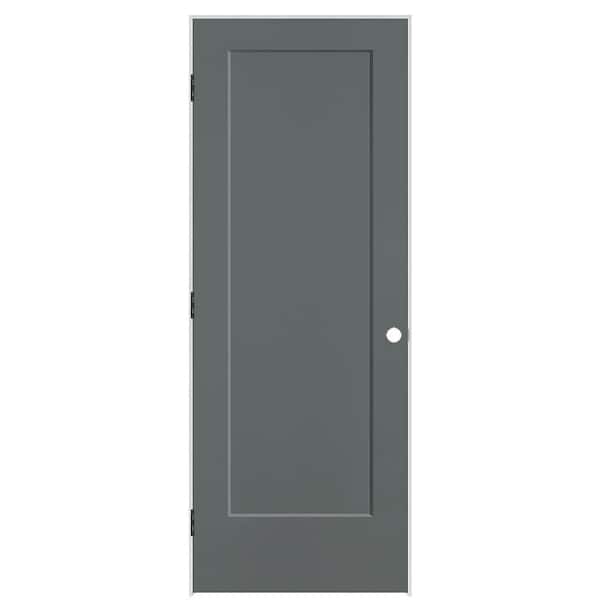 Masonite 30 in. x 80 in. 1-Panel Lincoln Park Right-Hand Solid Core Cordite Molded Composite Single Prehung Interior Door
