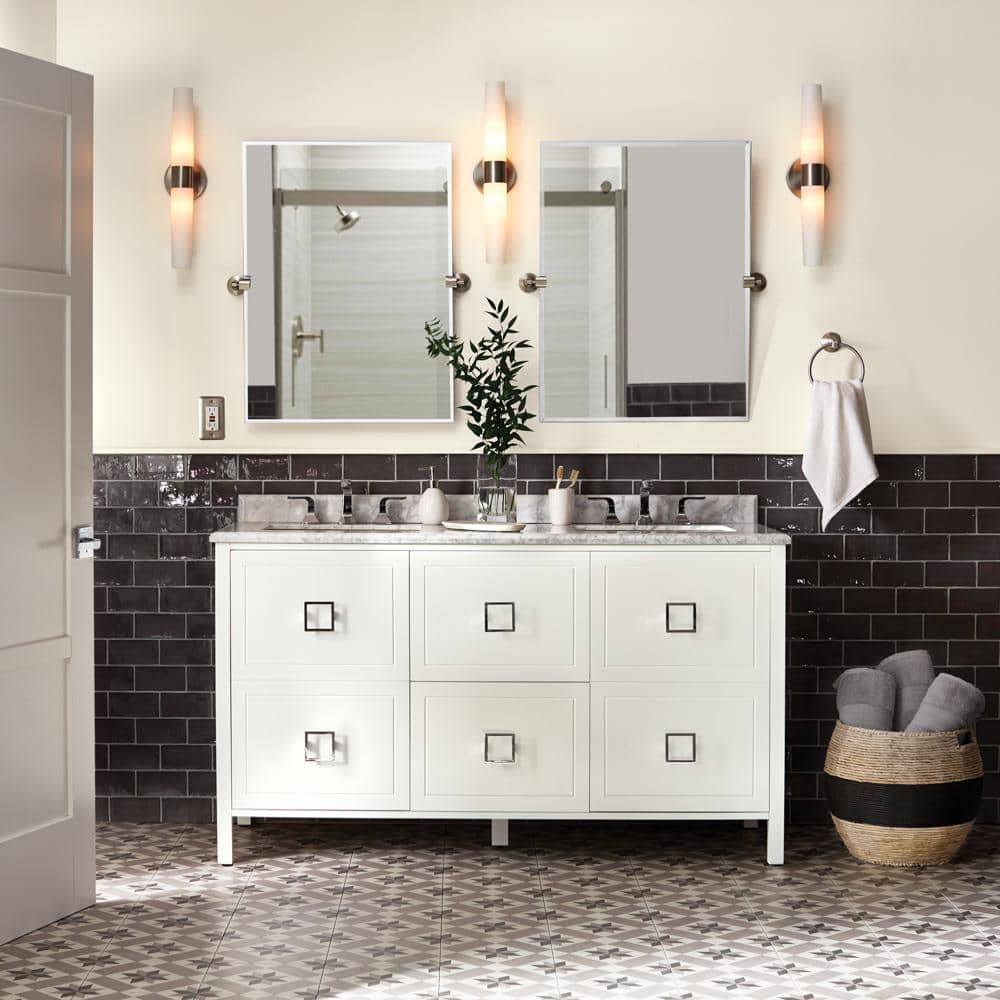 Messi 3x6 Polished Gray Ceramic Subway Wall Tile