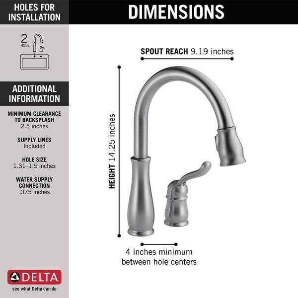 Delta kitchen faucet deals parts