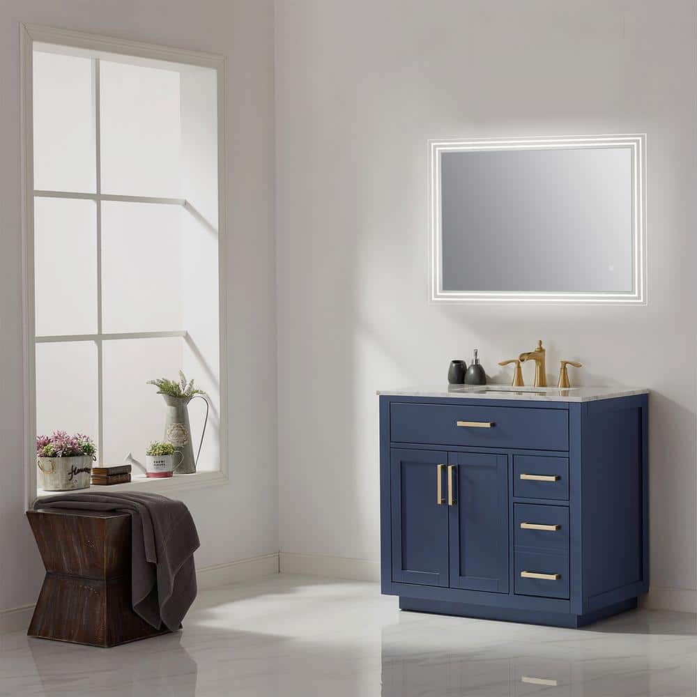 Livorno 36" Frameless LED Bathroom Vanity Mirror