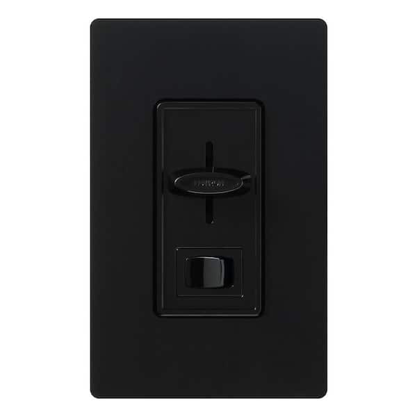 Skylark Dimmer Switch for Magnetic Low-Voltage, 450-Watt/600 VA, Single-Pole or 3-Way, Black (SLV-603P-BL)