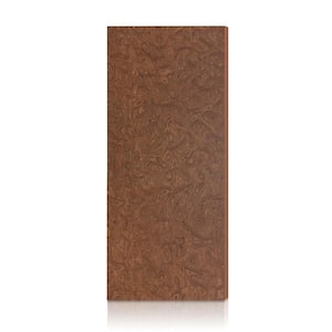 32 in. x 84 in. Dark Walnut Smooth Flush Hollow Core Veneer Composite Interior Door Slab