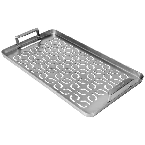 Traeger ModiFIRE Fish & Veggie Stainless Steel Grill Tray BAC610 - The Home  Depot