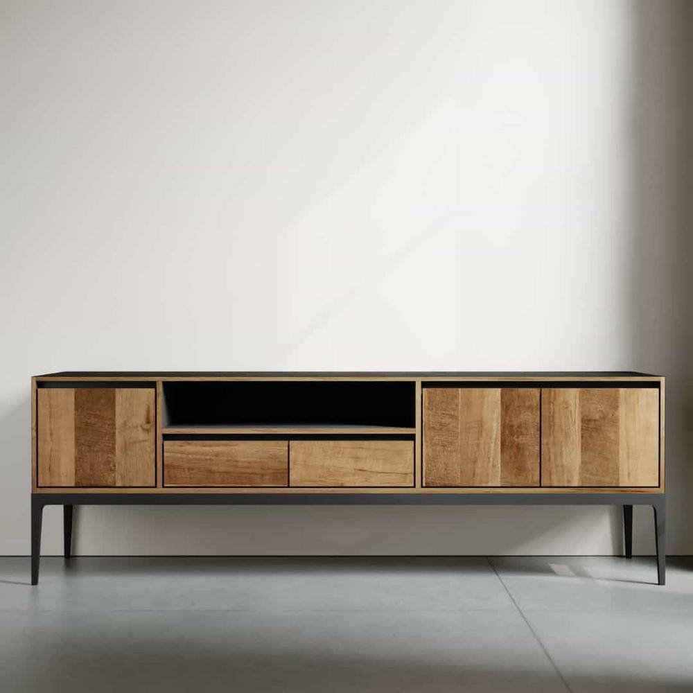 Kolt 68 in. Natural Color Finish Wide TV Stand price history on PriceWatchPro